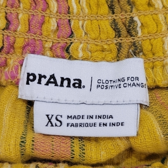 Prana Little Palm Cami Top in leapfrog stripe size XSmall NWT - Picture 8 of 10